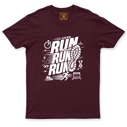 Drifit Shirt: Run Run Icons