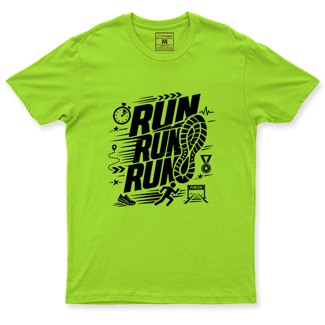 Drifit Shirt: Run Run Icons