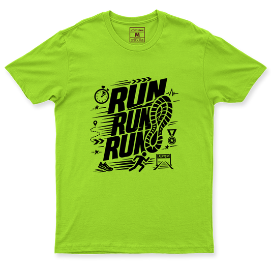 Drifit Shirt: Run Run Icons