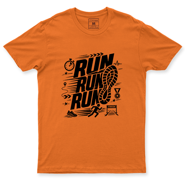 Drifit Shirt: Run Run Icons