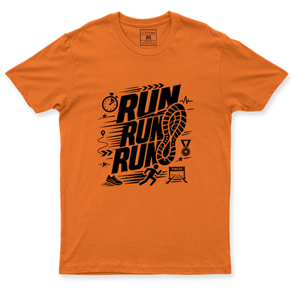 Drifit Shirt: Run Run Icons