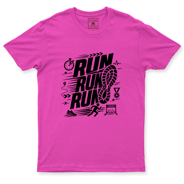 Drifit Shirt: Run Run Icons