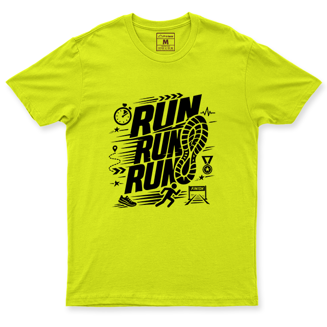 Drifit Shirt: Run Run Icons