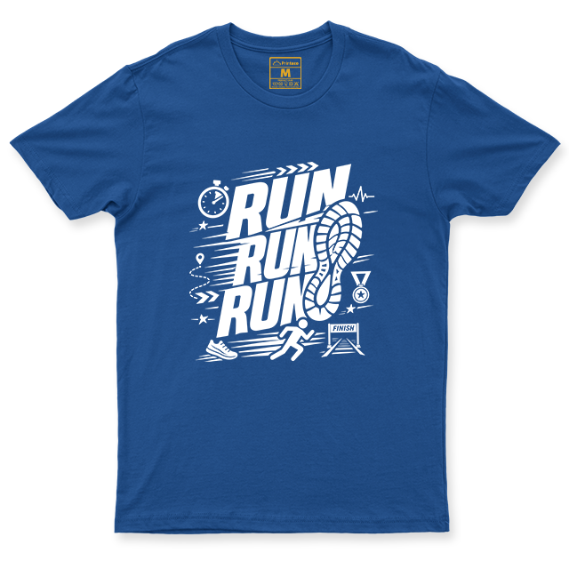 Drifit Shirt: Run Run Icons