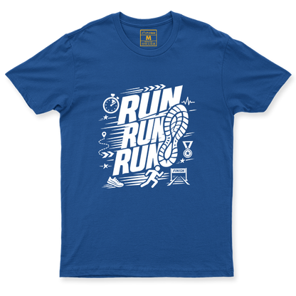 Drifit Shirt: Run Run Icons