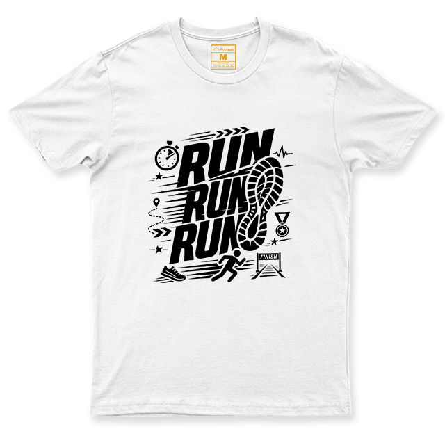 Drifit Shirt: Run Run Icons