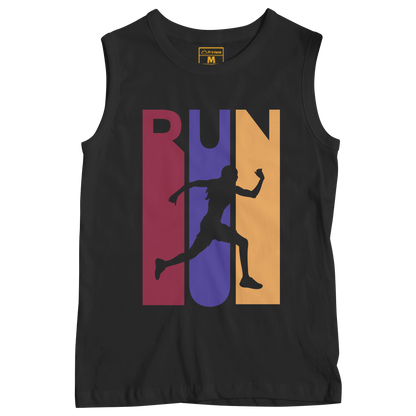 Sleeveless Drifit Shirt: Run Silhouette