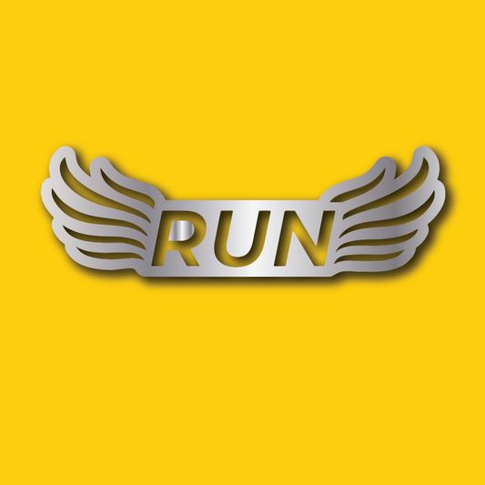 Vehicle Sticker: Run Wings