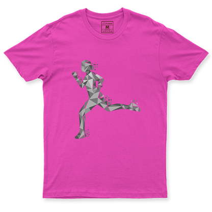 Drifit Shirt: Runner Geometric Female