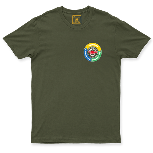 Drifit Shirt: Safety First Badge