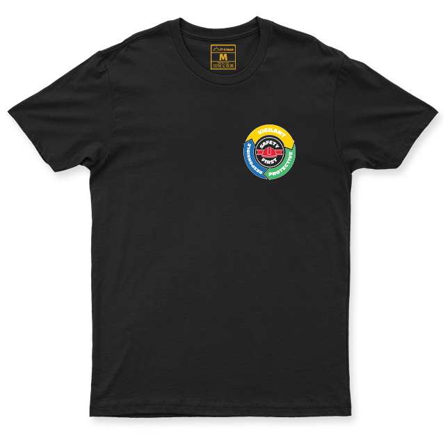 Drifit Shirt: Safety First Badge
