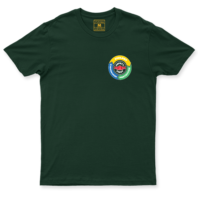 Drifit Shirt: Safety First Badge