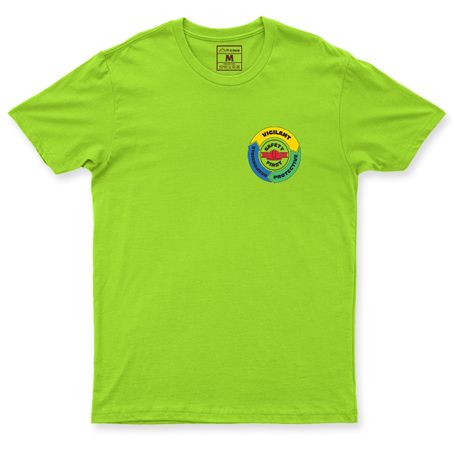 Drifit Shirt: Safety First Badge