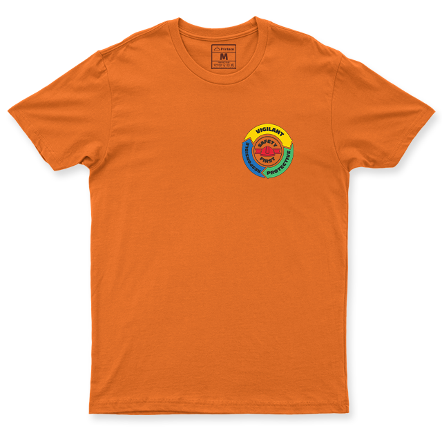 Drifit Shirt: Safety First Badge