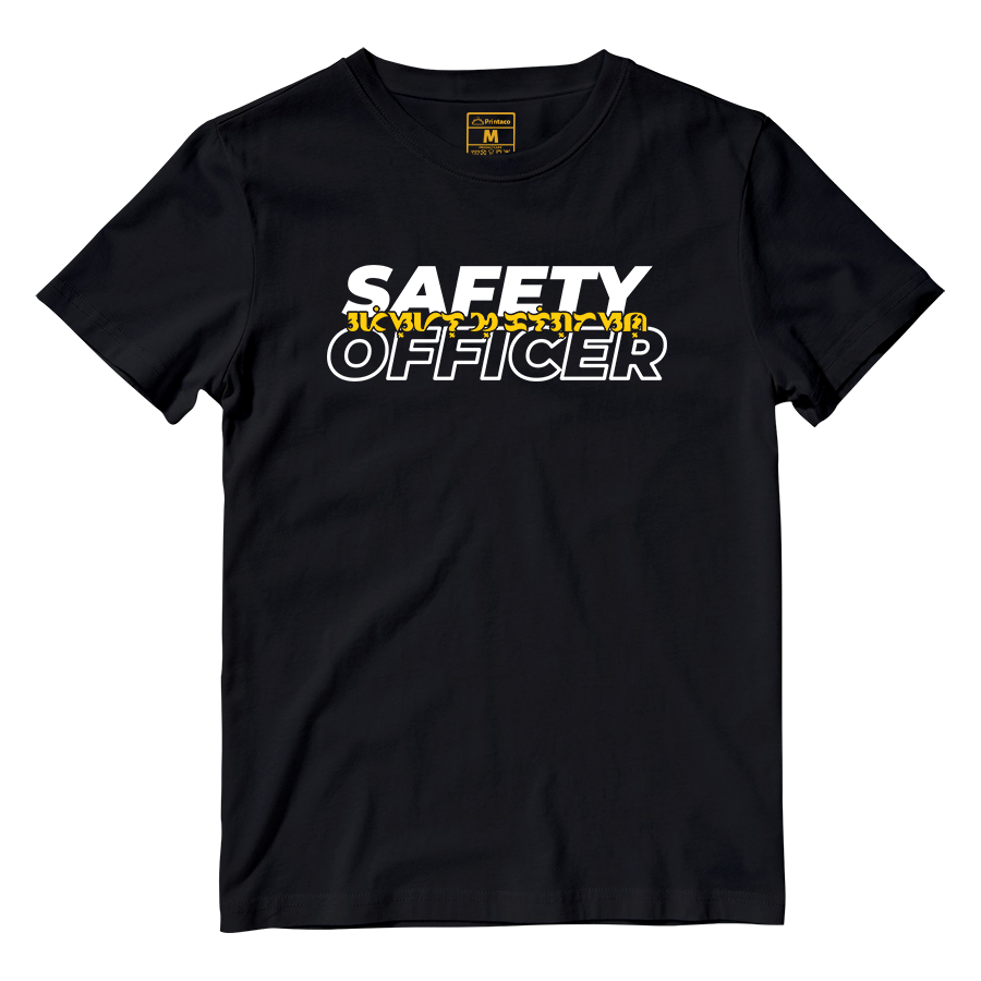 Cotton Shirt: Safety Officer Baybayin Translate