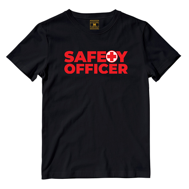 Cotton Shirt: Safety Officer Minimalist
