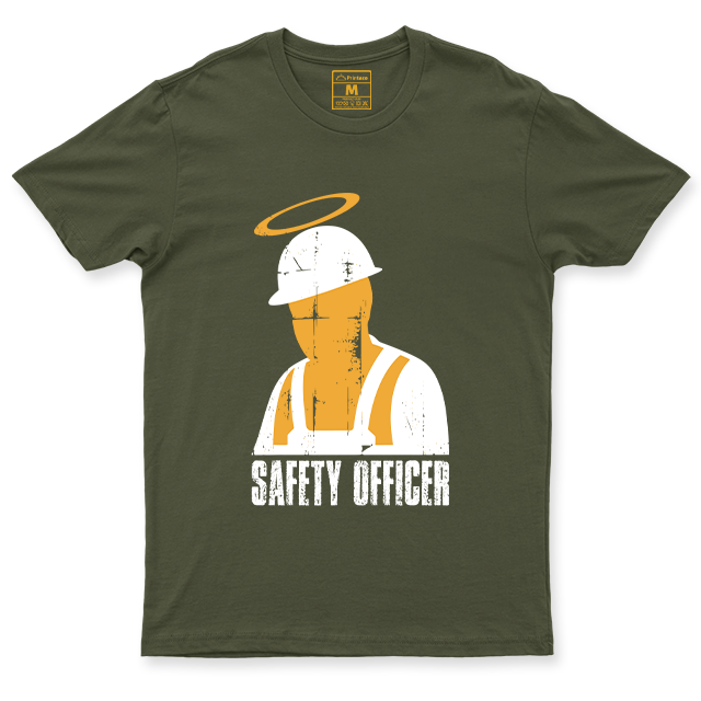 Drifit Shirt: Safety Officer Halo Grunge