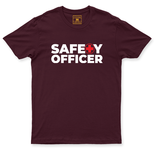 Drifit Shirt: Safety Officer Red