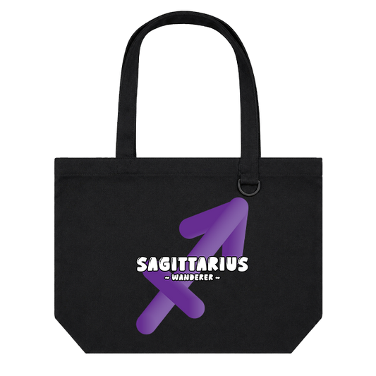 Landscape Tote Bag: Sagittarius Bubble