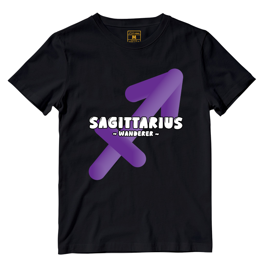 Cotton Shirt: Sagittarius Bubble