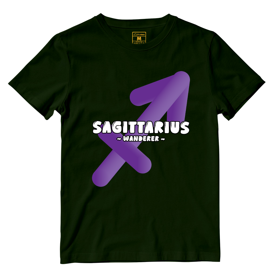Cotton Shirt: Sagittarius Bubble