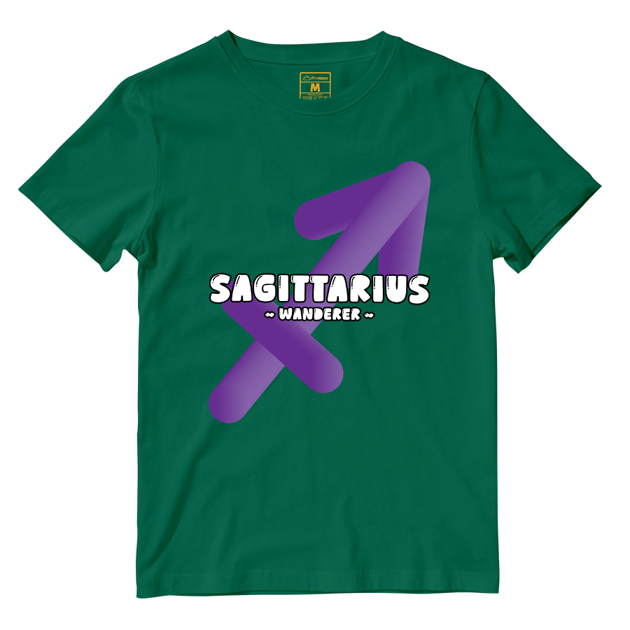 Cotton Shirt: Sagittarius Bubble
