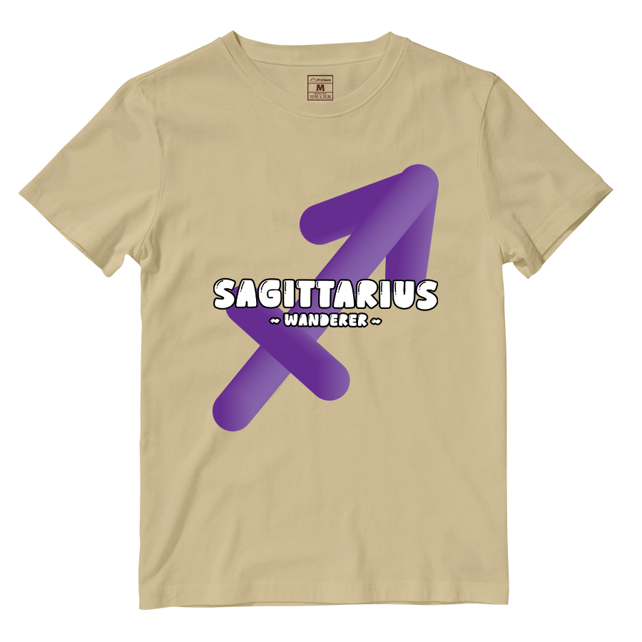 Cotton Shirt: Sagittarius Bubble