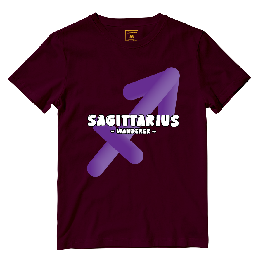 Cotton Shirt: Sagittarius Bubble