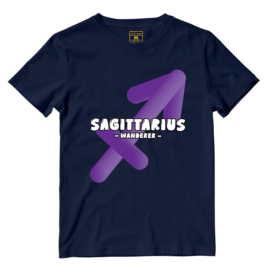 Cotton Shirt: Sagittarius Bubble