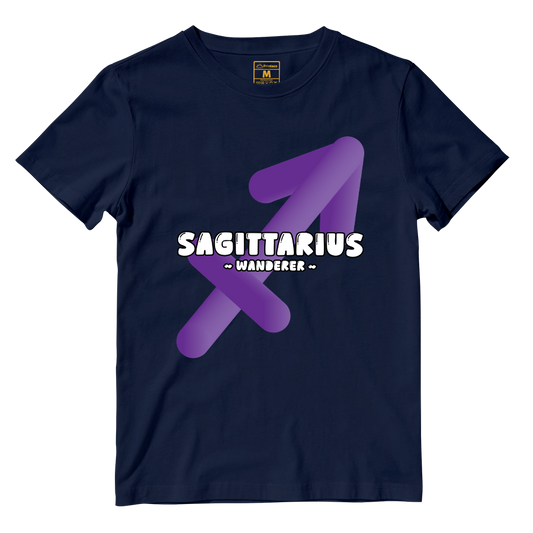 Cotton Shirt: Sagittarius Bubble