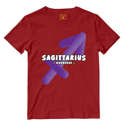 Cotton Shirt: Sagittarius Bubble