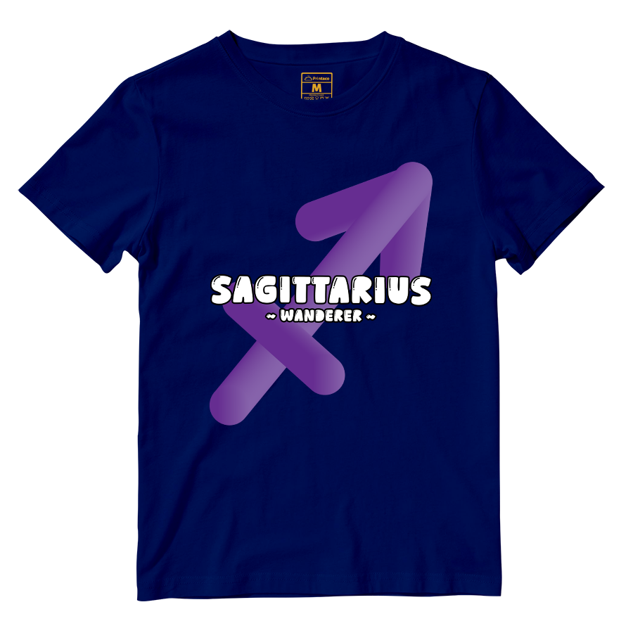 Cotton Shirt: Sagittarius Bubble