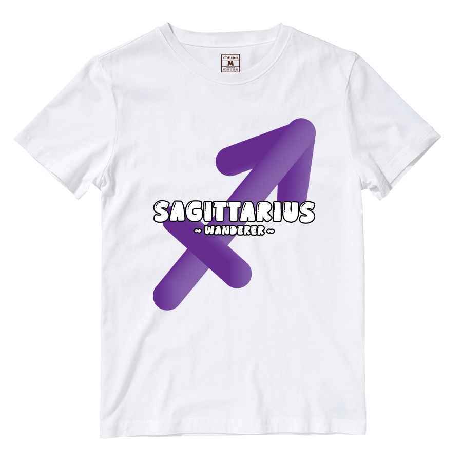 Cotton Shirt: Sagittarius Bubble