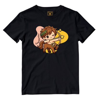 Cotton Shirt: Sagittarius Cartoon