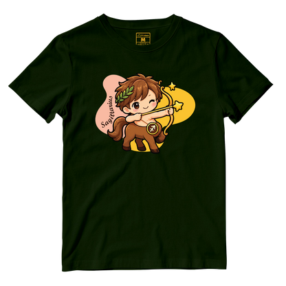 Cotton Shirt: Sagittarius Cartoon