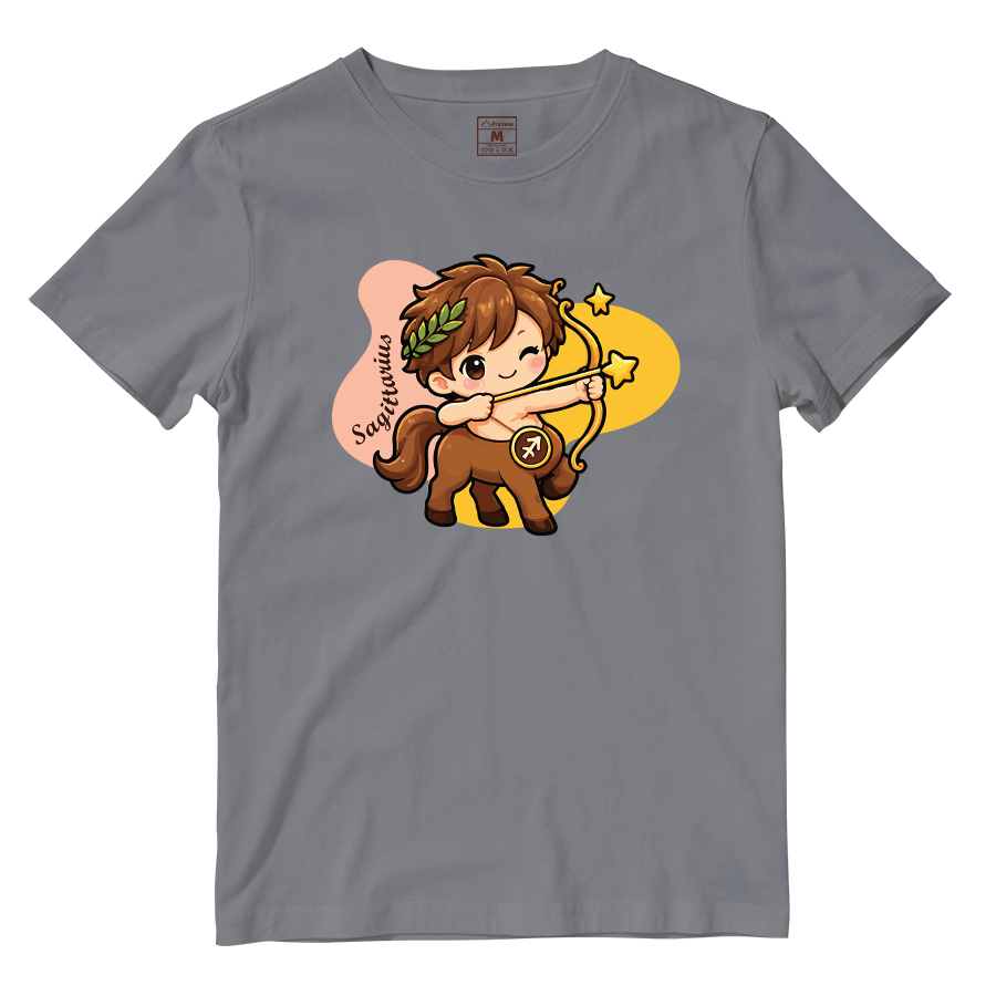 Cotton Shirt: Sagittarius Cartoon