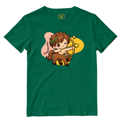 Cotton Shirt: Sagittarius Cartoon
