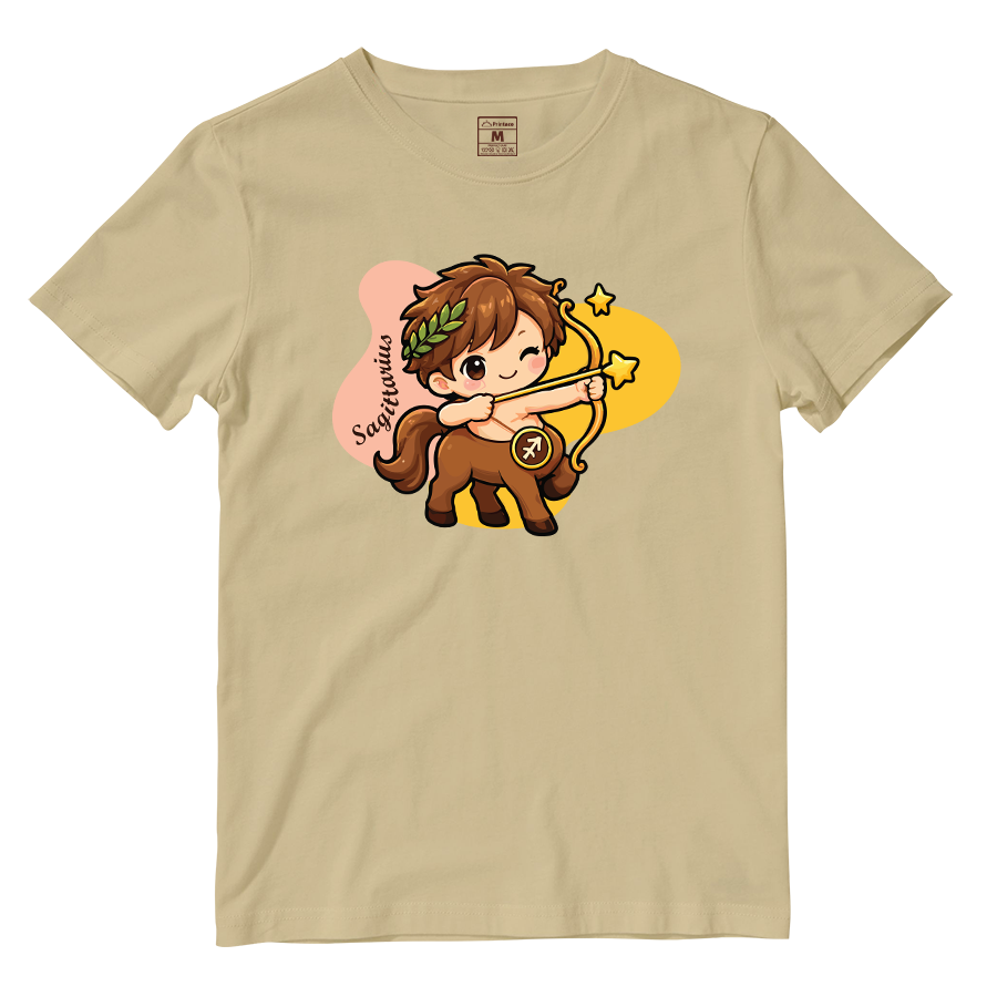 Cotton Shirt: Sagittarius Cartoon