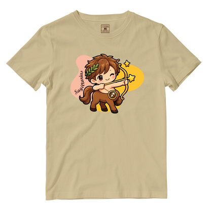 Cotton Shirt: Sagittarius Cartoon