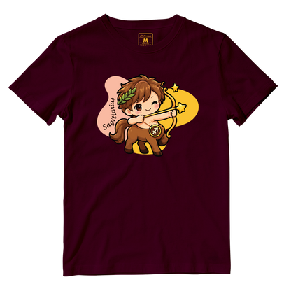 Cotton Shirt: Sagittarius Cartoon