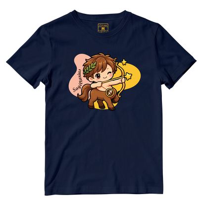 Cotton Shirt: Sagittarius Cartoon