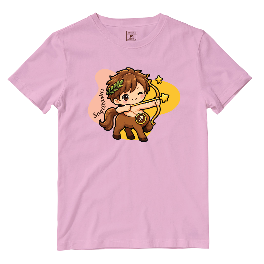 Cotton Shirt: Sagittarius Cartoon