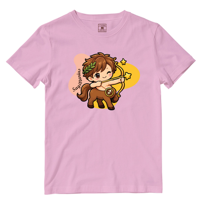 Cotton Shirt: Sagittarius Cartoon