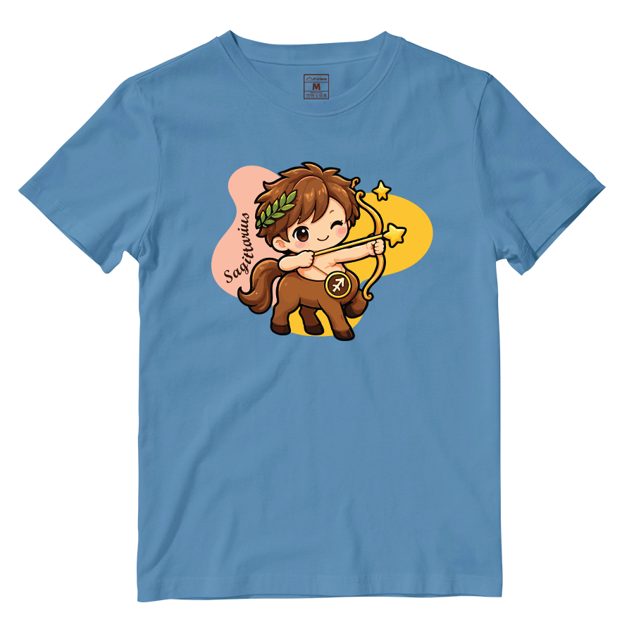 Cotton Shirt: Sagittarius Cartoon
