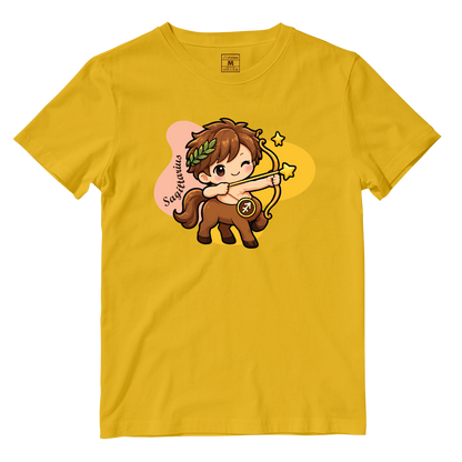 Cotton Shirt: Sagittarius Cartoon