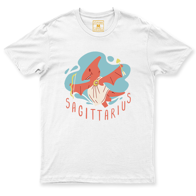 C.Spandex Shirt: Sagittarius Dinosaur