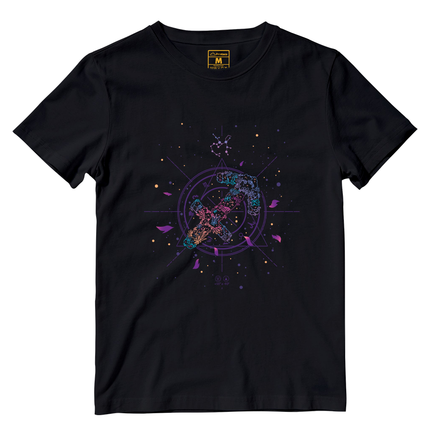Cotton Shirt: Sagittarius Floral