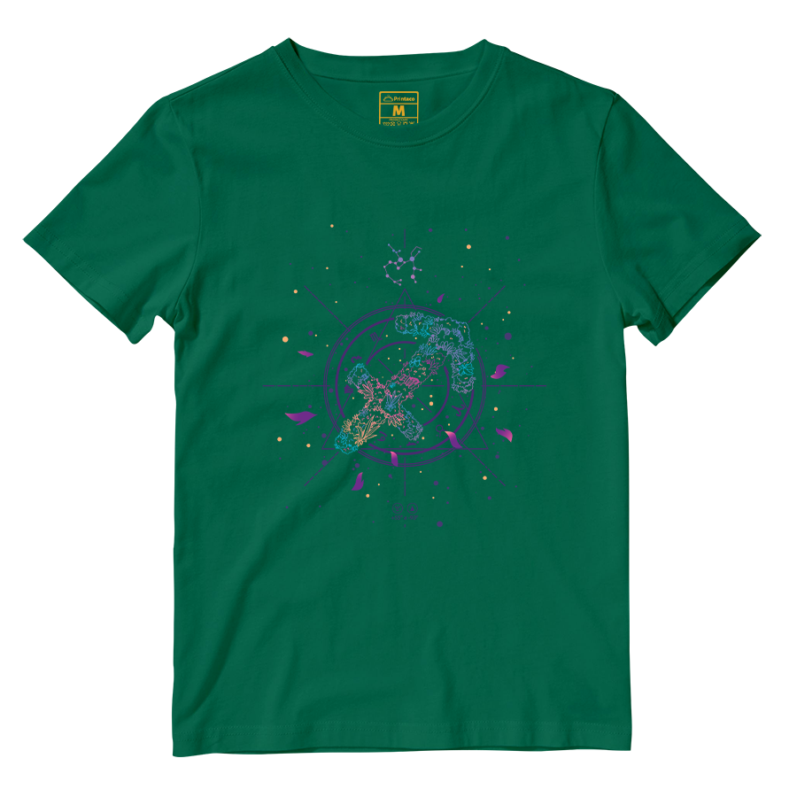 Cotton Shirt: Sagittarius Floral