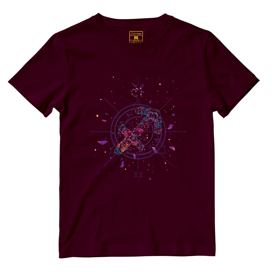 Cotton Shirt: Sagittarius Floral