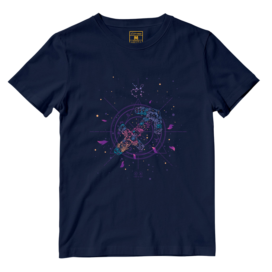 Cotton Shirt: Sagittarius Floral